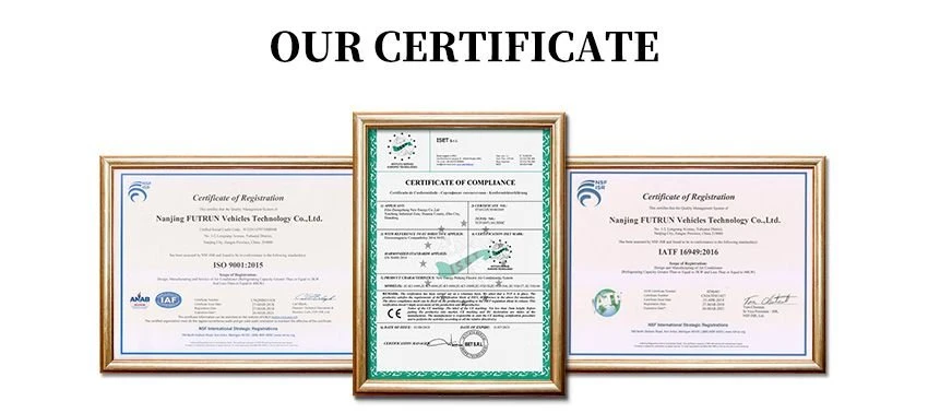 certificates of Electric Air Conditioner for Car certificates of Electric Air Conditioner for Car